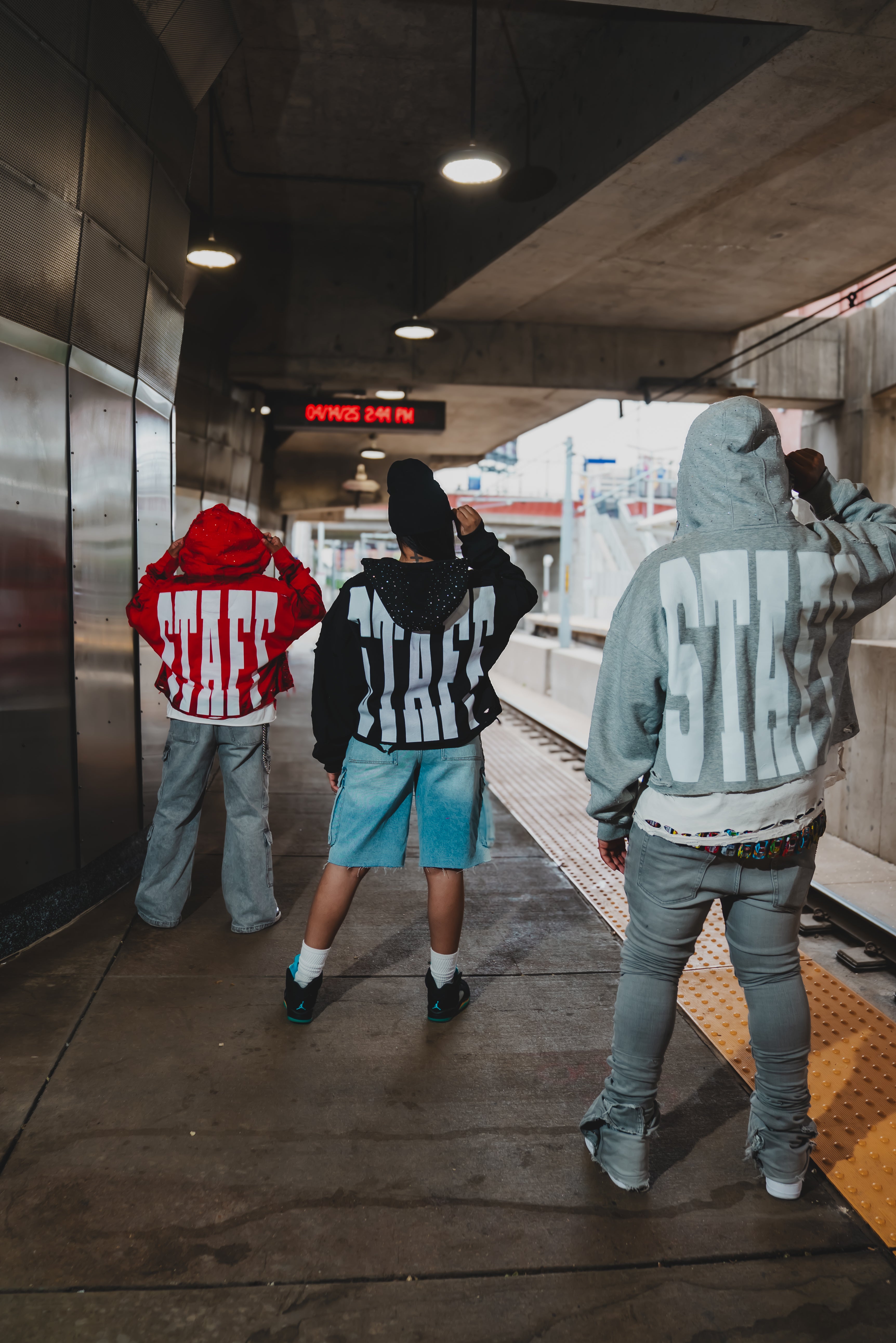 " Rockstar Diamond " Cropped Hoodie