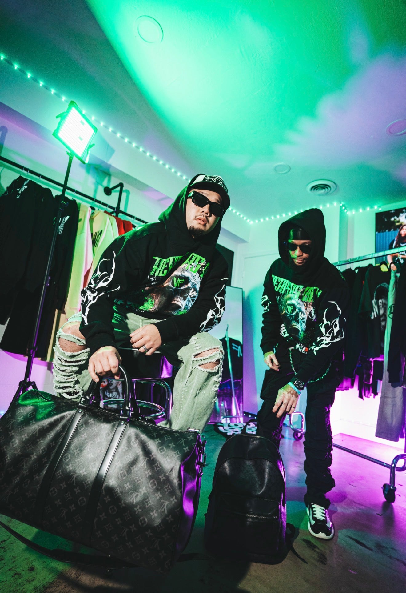 "Hell Bound" Heavyweight Cropped Hoodie