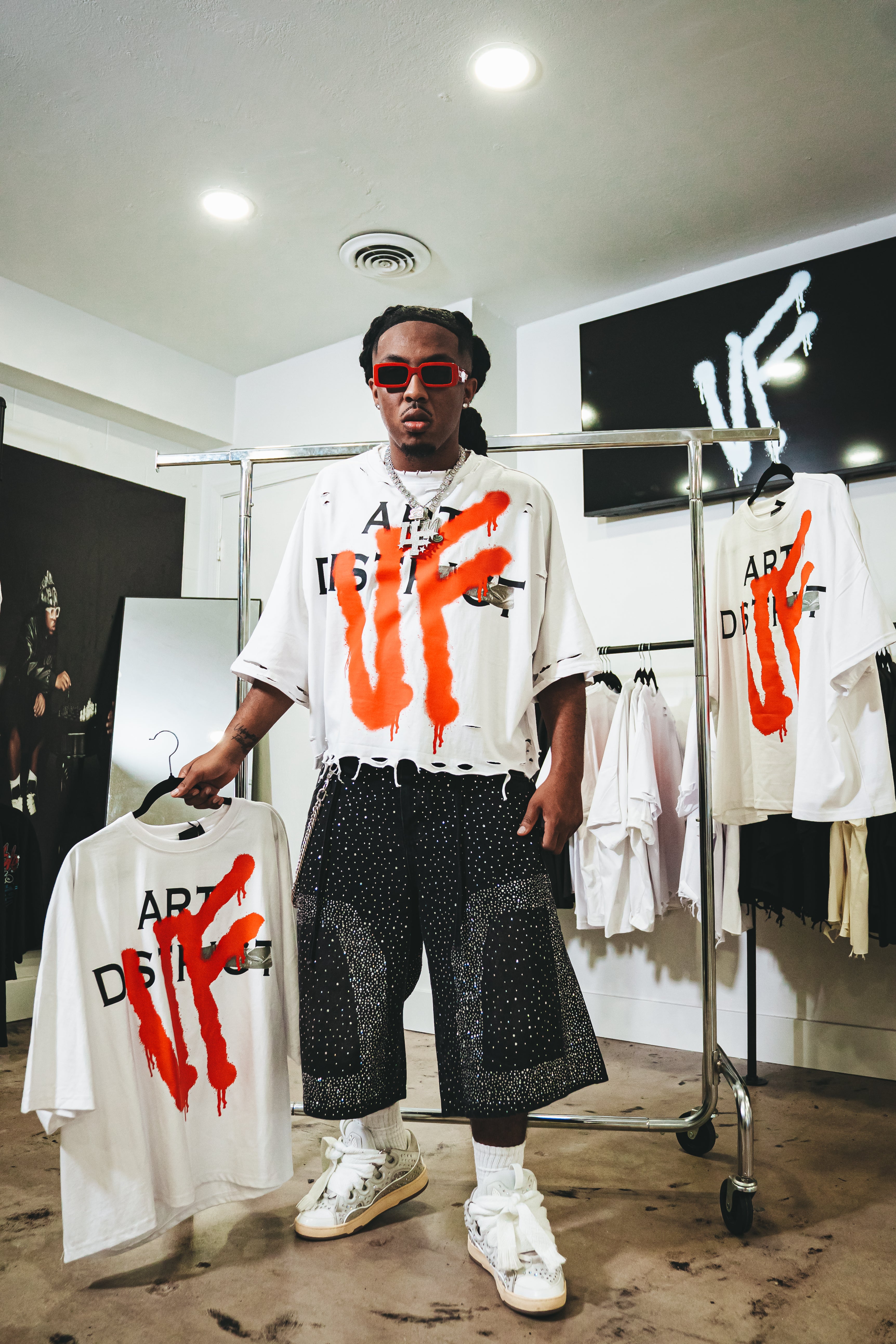 Art District Drop-shoulder Tee