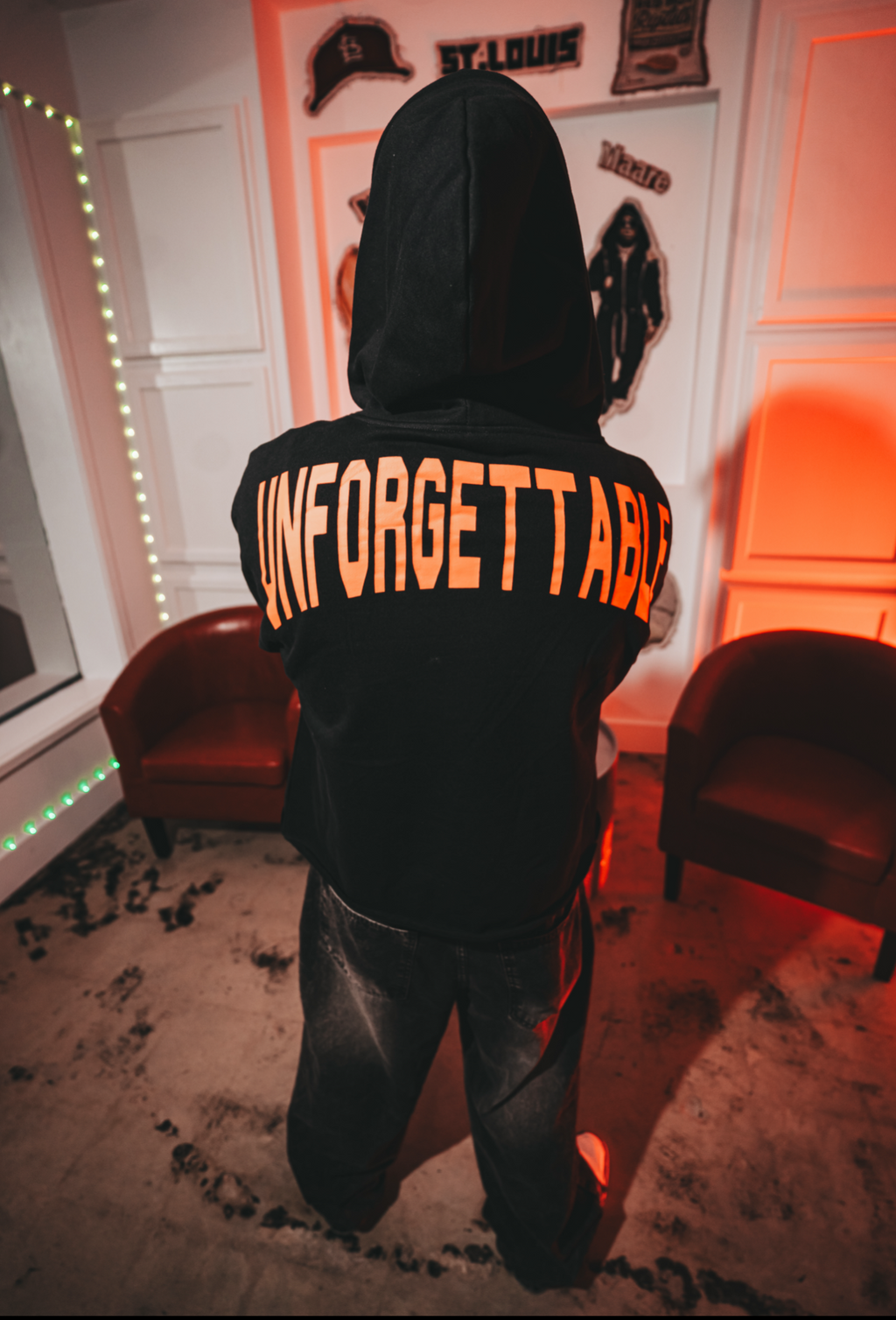 Ame En Fue Cropped Hoodie