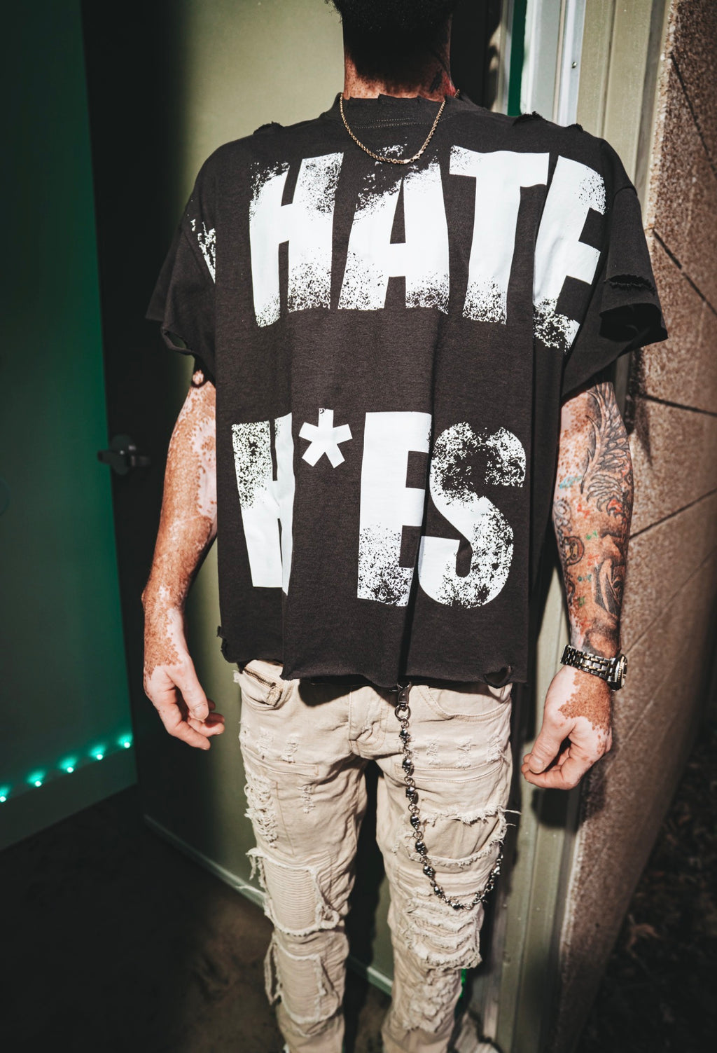 I Hate H*es Cropped Tee