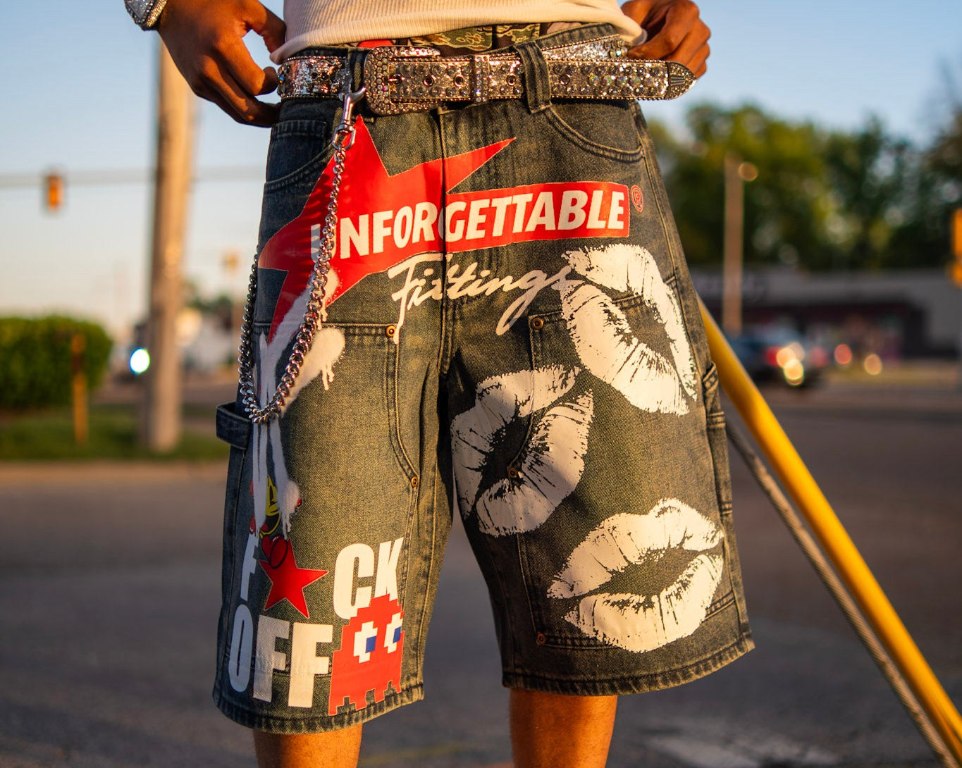 UF Unsupervised Denim Jorts