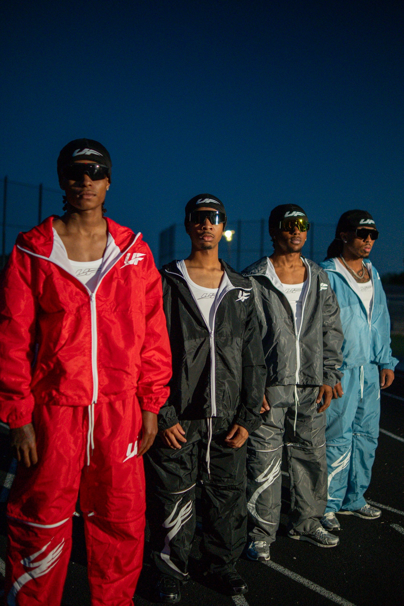 UF 2 Way Tracksuit Set (Red )
