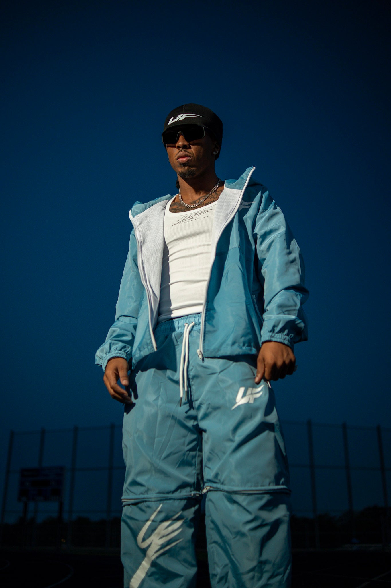 UF 2 Way Tracksuit Set ( Light Blue )