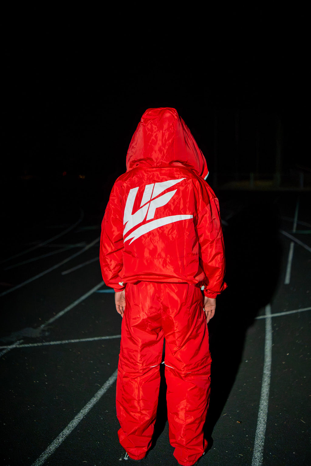UF 2 Way Tracksuit Set (Red )