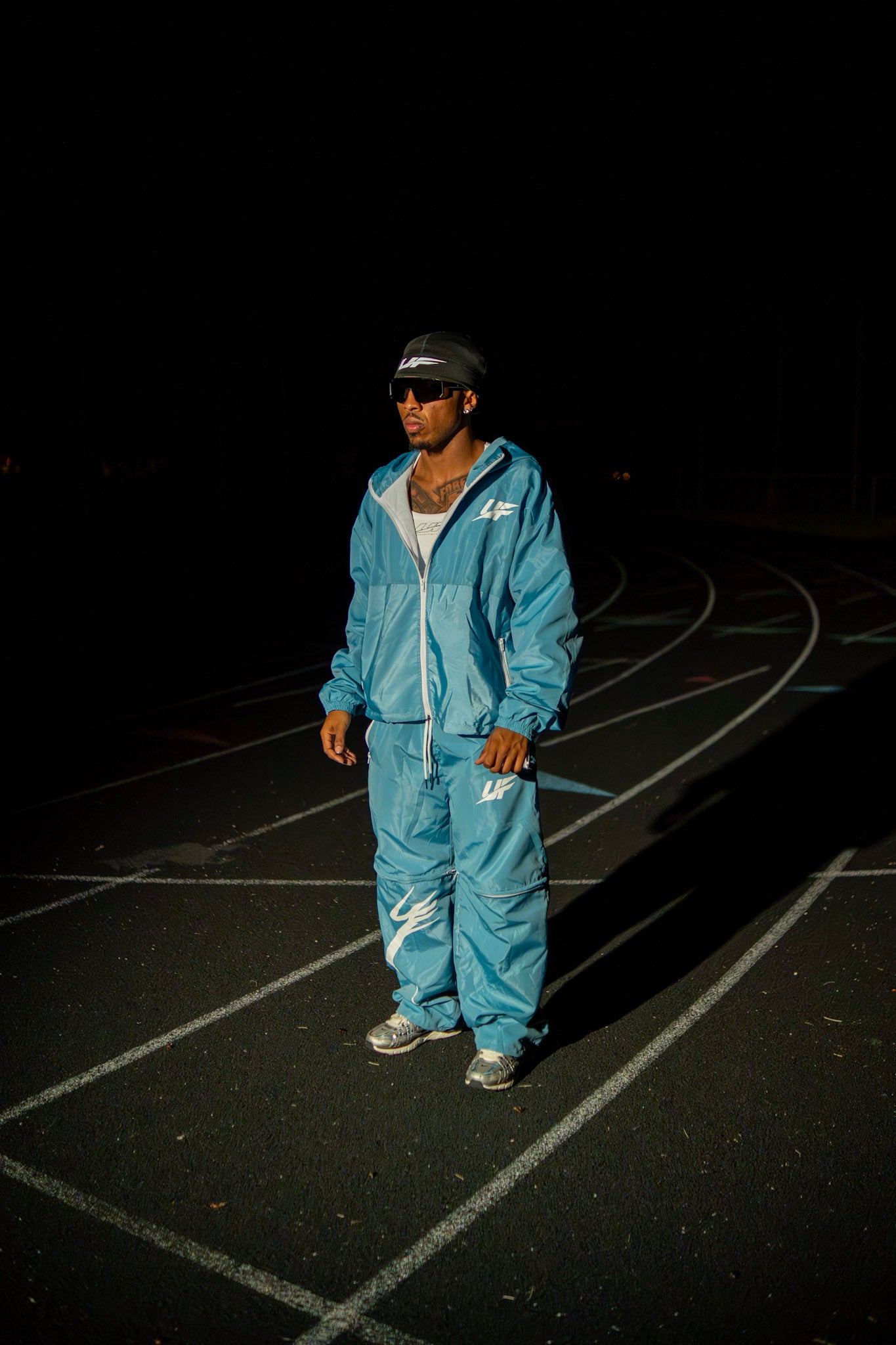 UF 2 Way Tracksuit Set ( Light Blue )