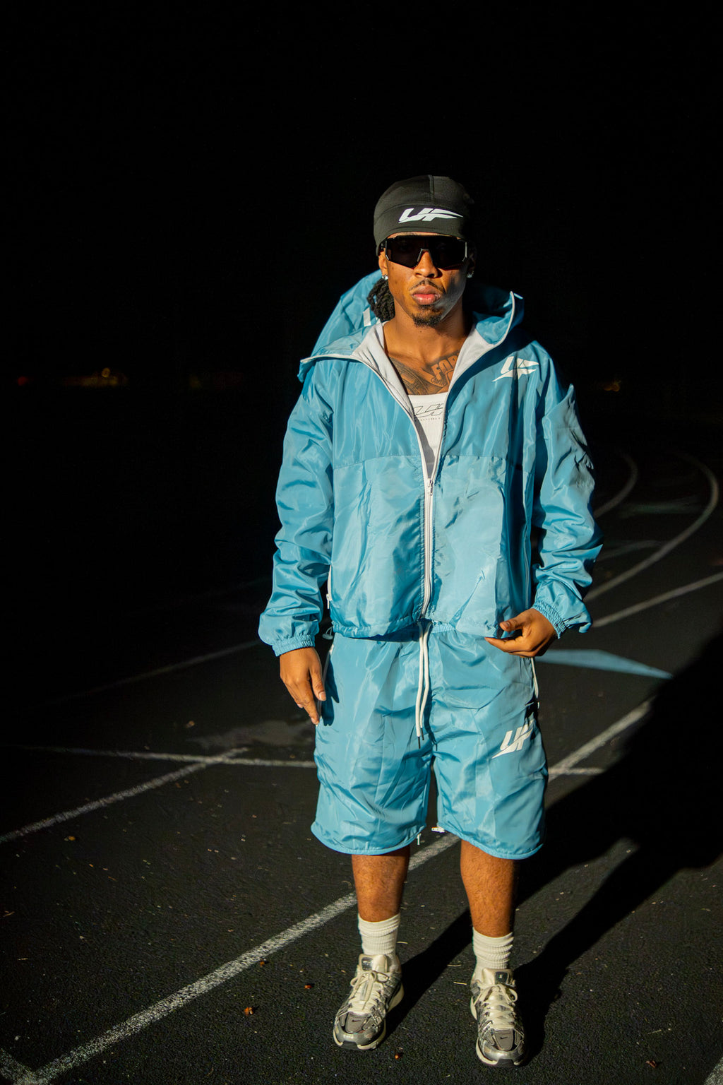 UF 2 Way Tracksuit Set ( Light Blue )