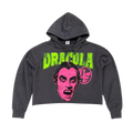 "Dracula" Cropped Heavyweight hoodie