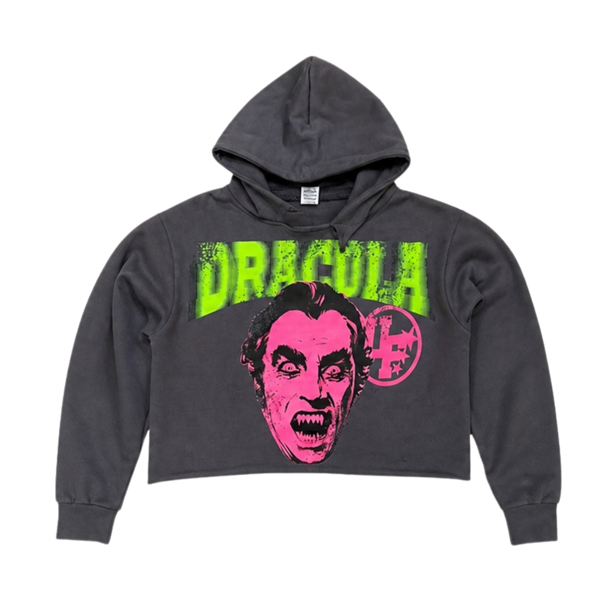 "Dracula" Cropped Heavyweight hoodie