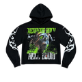 "Hell Bound" Heavyweight Cropped Hoodie