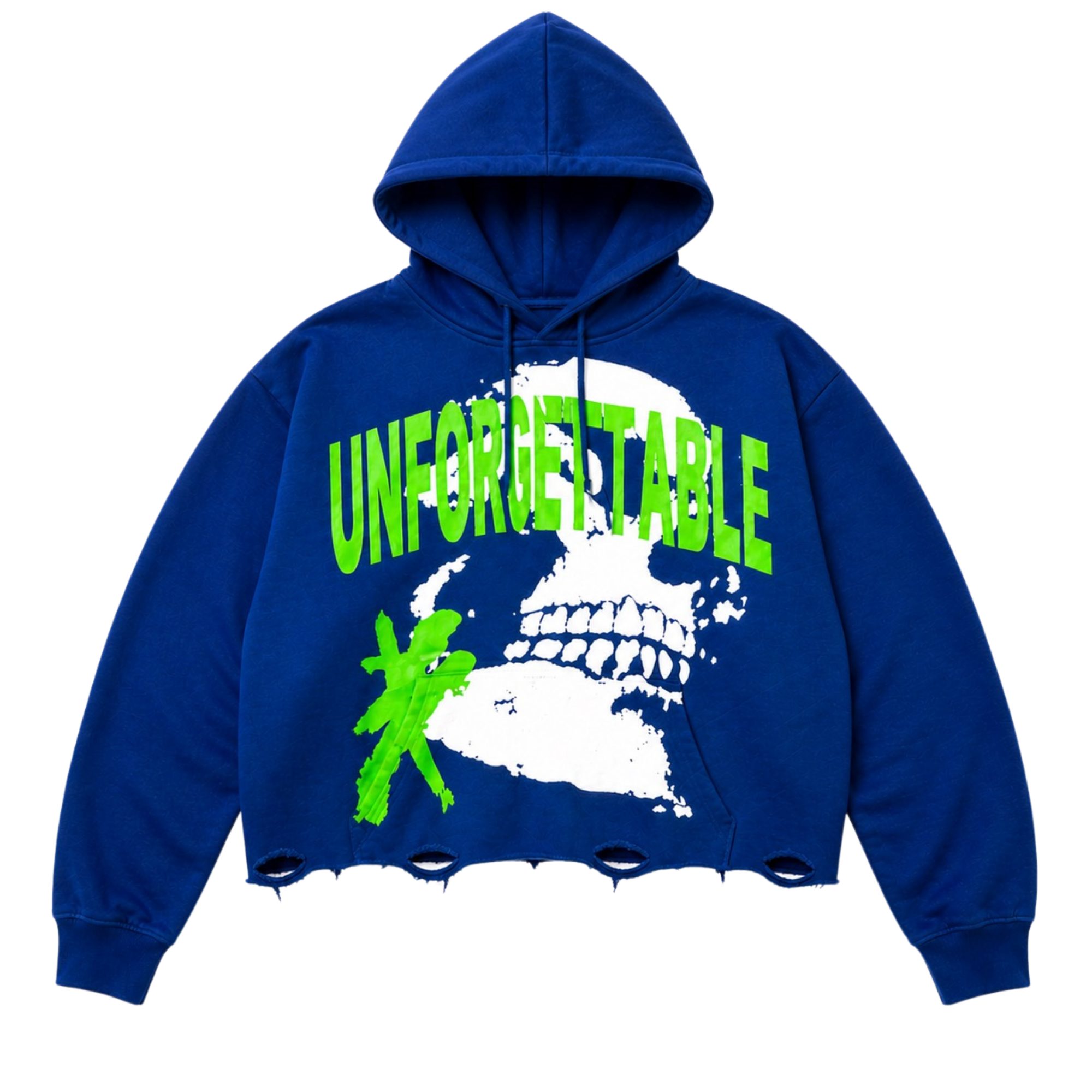 "Bones" Cropped Hoodie