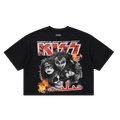 "Kiss" Cropped Tee