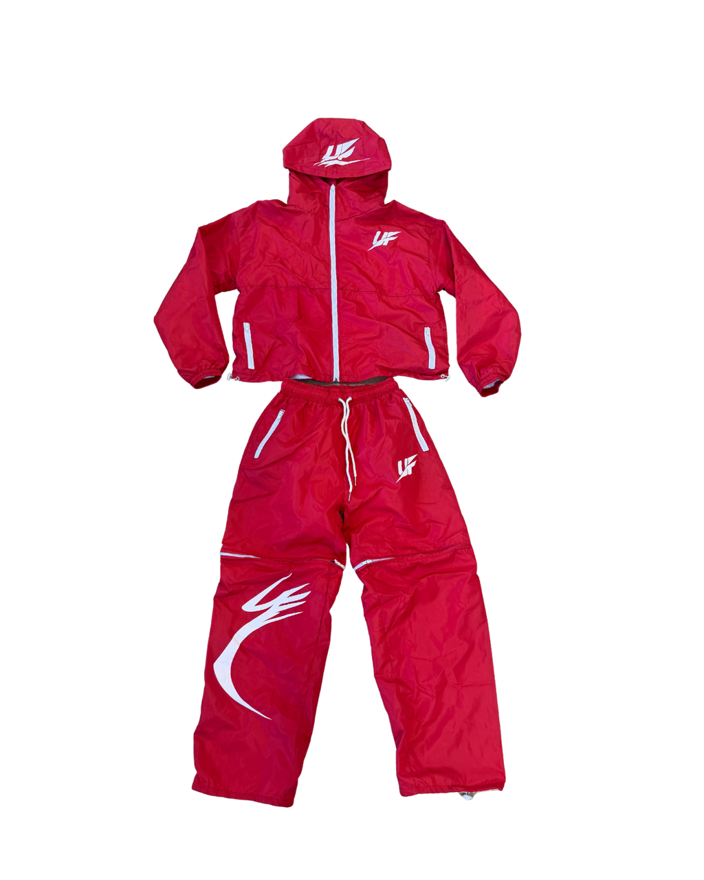 UF 2 Way Tracksuit Set (Red )