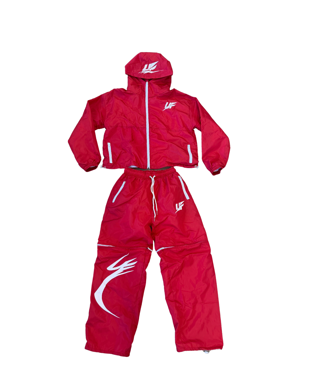 UF 2 Way Tracksuit Set (Red )